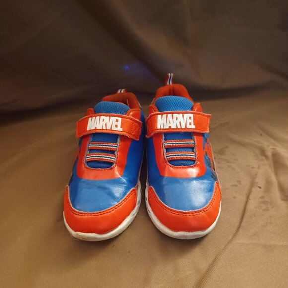 MARVEL ‘Spiderman’ Low-Top Sneakers Toddler Size 10 - Picture 1 of 7